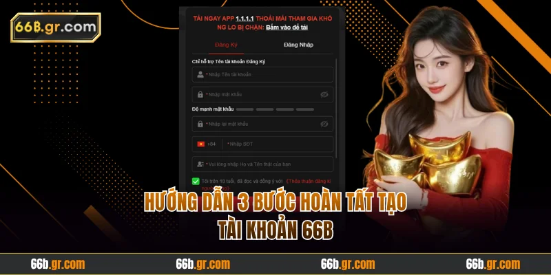 Hướng dẫn 3 bước hoàn tất tạo tài khoản