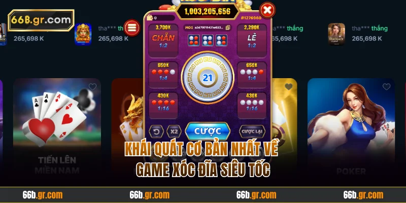 Khái quát cơ bản nhất về game xóc đĩa siêu tốc