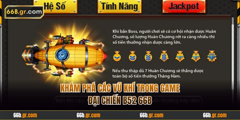 Khám phá các vũ khí Đại Chiến B52 66B