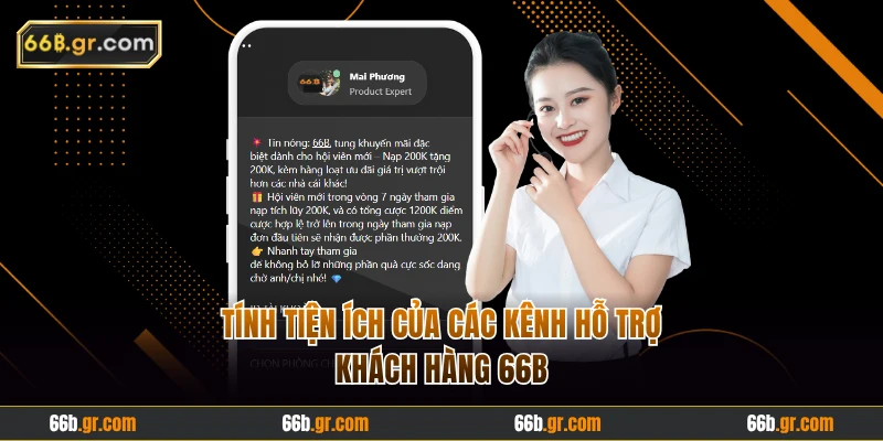 Tính tiện ích của các kênh hỗ trợ khách hàng